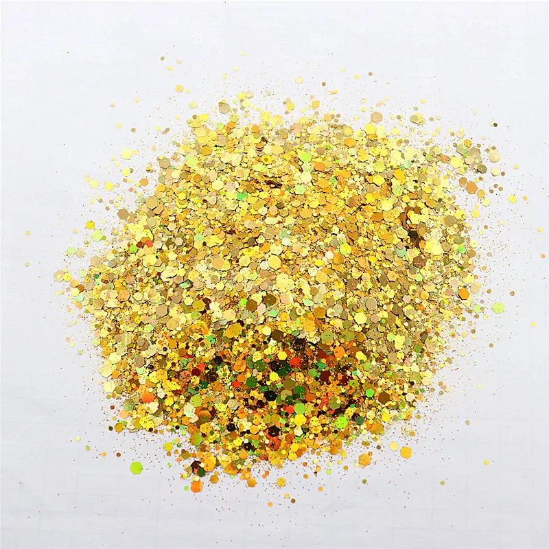 50g Bag of Nail Art Sequins Fantasy Sequins Hexagonal Dots Mixed Sequins Craft Sequins Wedding Decoration Nail Art Decoration image 5