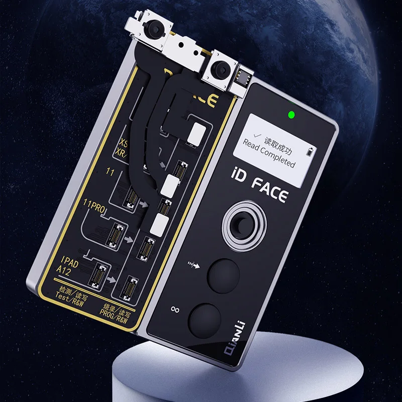 Qianli-detector de ponto de identificação facial para 11, 11pro, promax, x, xs, xsmax, xr, chip, dados de escrita, face id, programador de reparo