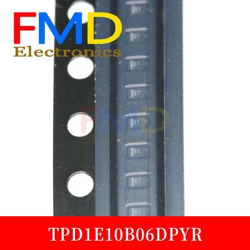 5PCS/LOT New agent TPD1E10B06DPYR silk-screen B1 patch X1SON2 TVS diode new spot