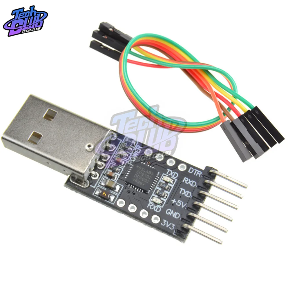 Módulo CP2102 USB a TTL serial UART STC cable de descarga PL2303 Super Brush line upgrade