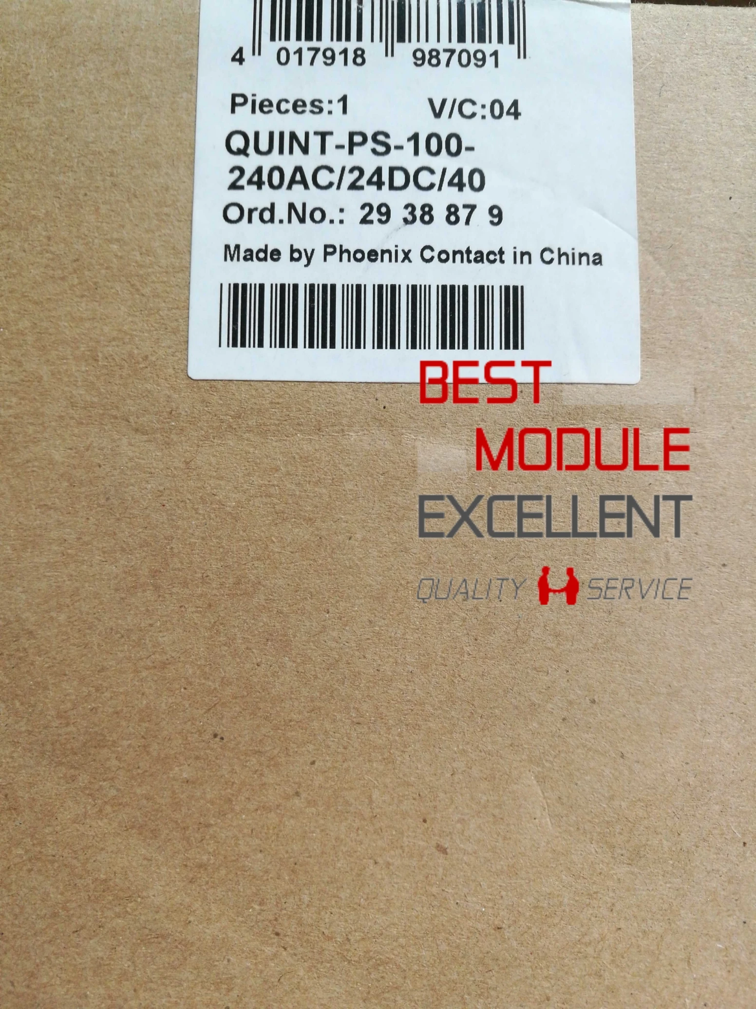 

1PCS QUINT-PS-100-240AC/24DC/40 NEW 100% Quality Assurance