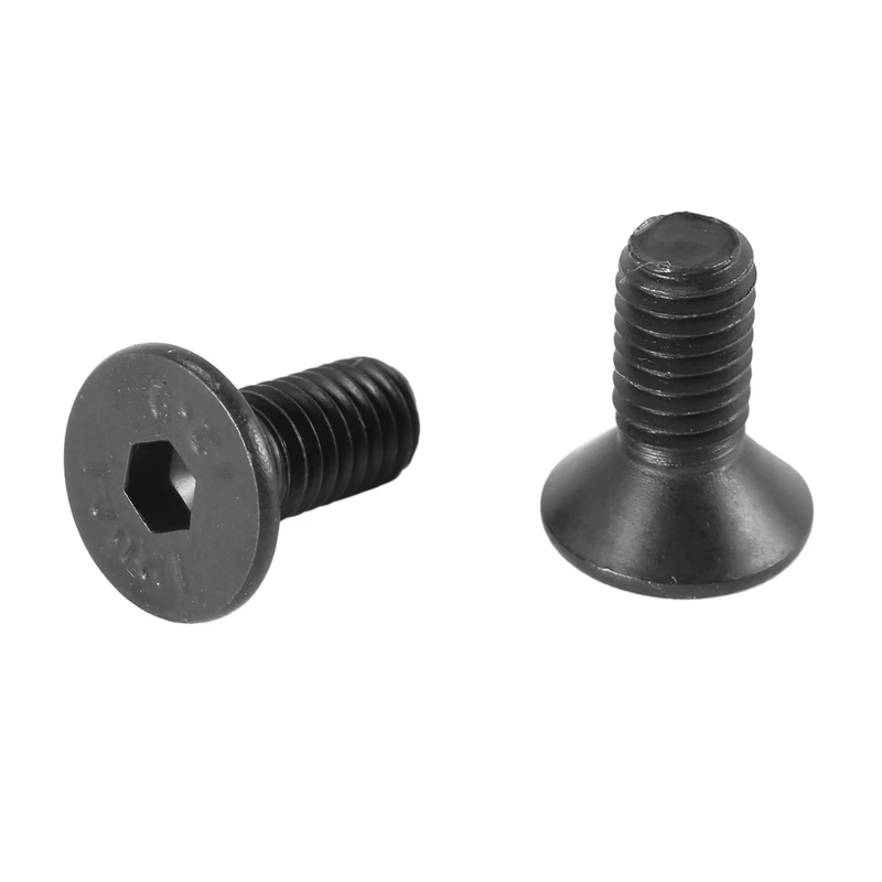 8Pcs MTB Bike Lock Shoe Cleat Mounting Screw for Shimano SPD Self-Locking Pedal Lock Steel Black