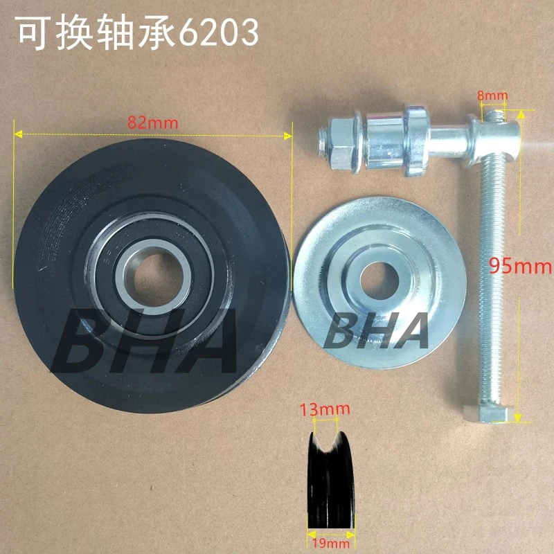 High quality 1PK 12.5mm,Air conditioning engine belt adjustment wheel,Compressor belt adjustment wheel,pulley V