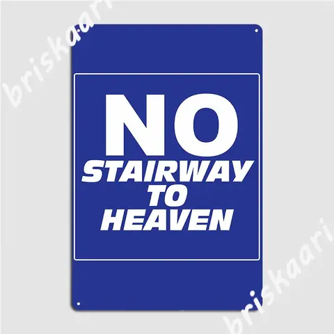 웨인의 세계 천국의 계단 사인 금속 플라크 포스터 시네마 주방 바 동굴 빈티지 벽 플라크 주석 사인 포스터