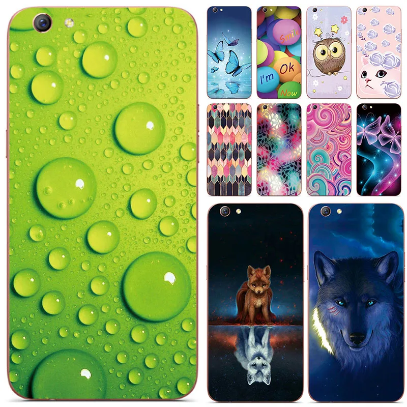 Case for OPPO R9S Fashion Cartoon Cover Silicone Soft TPU Protective Phone Cases Coque