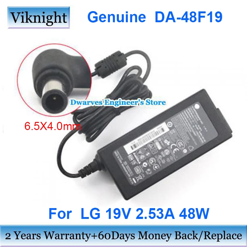 

Genuine DA-48F19 Power Adapter 19V 2.53A DA-65G19 for LG E1948S E2242C E2249 29UM68-P LED Monitor Charger PSAB-L101A PA-1650-64