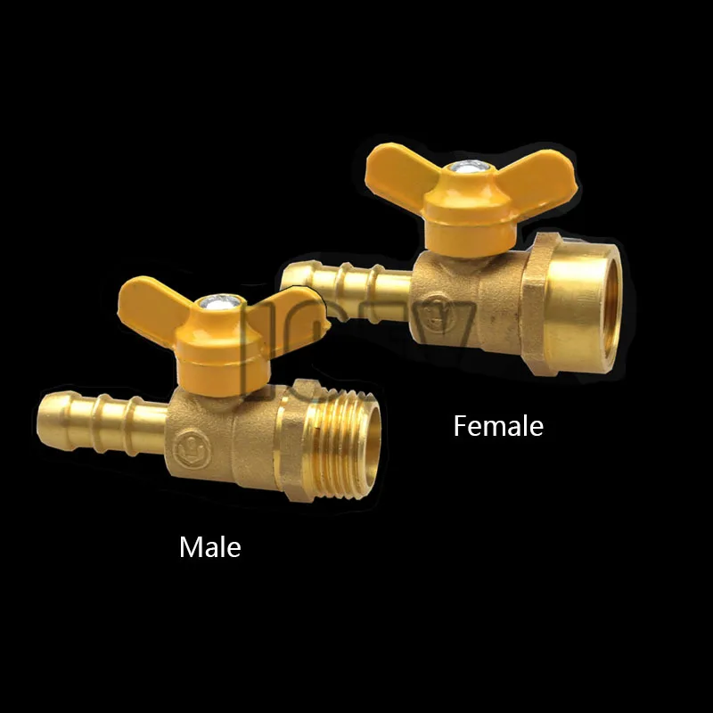 Copper Ball Core Gas Valve Natural Gas Valve 1/2