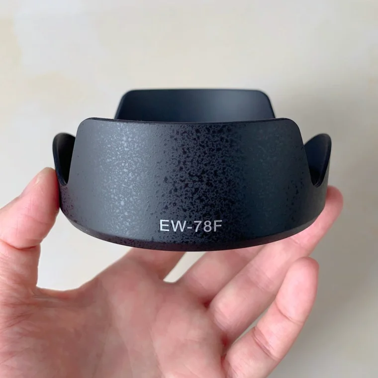 Реверсивный Камера бленда объектива для Canon RF 24-240 мм f/4-6,3 IS USM для CANON Nikon на EOS R титановый Электролитный электрод со случайно выбранным R5 R6 Камера s объект Заменяет Canon EW-78F