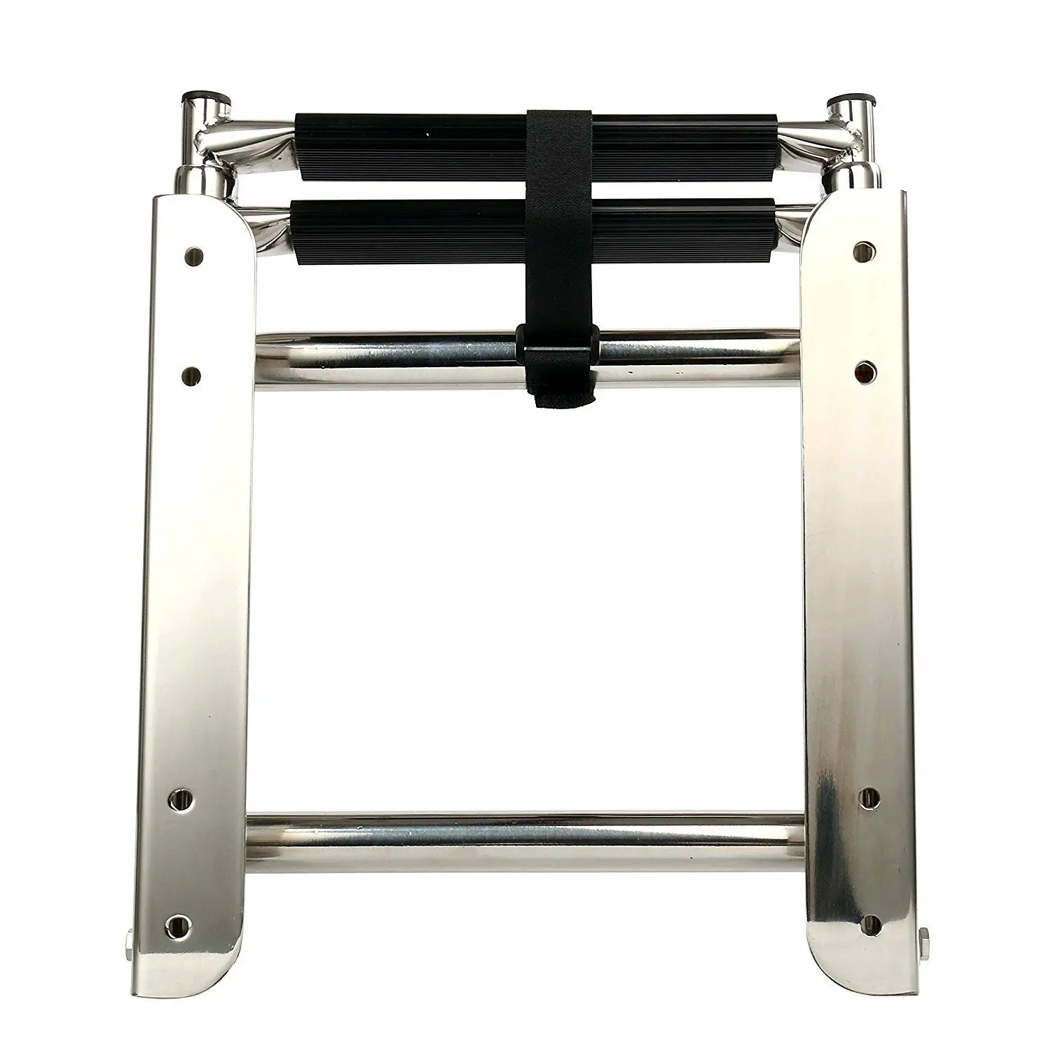 ISURE MARINE Stainless Steel 2-Step Under Platform Ladder Boarding Telescoping Boat Accessories