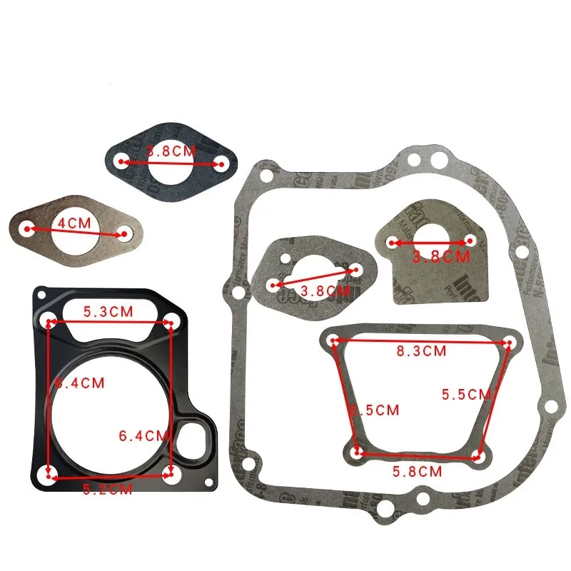 148 Box/cylinder/carburetor/silencer/air filter Gasket kit For 148F 24V inverter generator Full set of gaskets