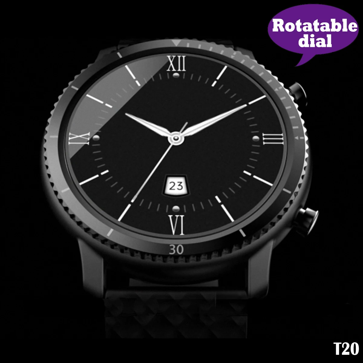 P20 Smart Uhr Männer Rotierenden Zifferblatt Sport Fitness Uhren Für Männer Herz Rate Monitor Smartwatch Wasserdichte 2021 Neue
