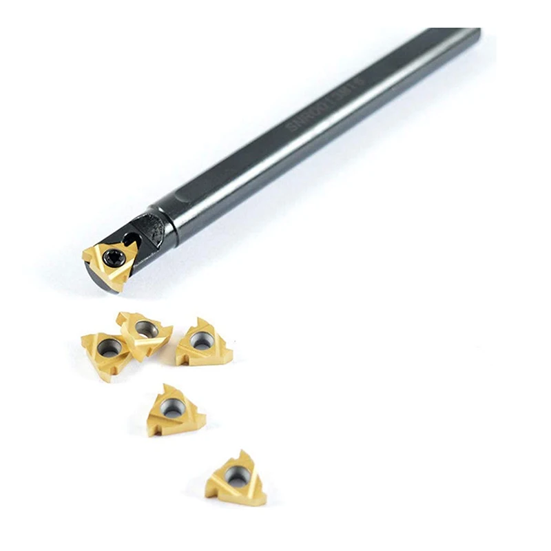 الداخلية خيوط عمود تخريم SNR0013M16 مع 5/8 "خيوط تحول حامل SER1616H16 مع 10 قطعة 16ER 16IR AG60 تحول إدراج