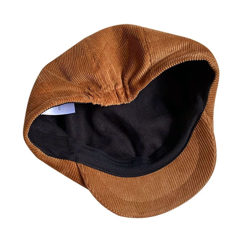 Retro Winter Caps For Men Corduroy Newsboy Hat Woman Flat Cap Male Warm Cap Dad Outdoors Casual Octagonal Cap Gatsby Hat BLM375