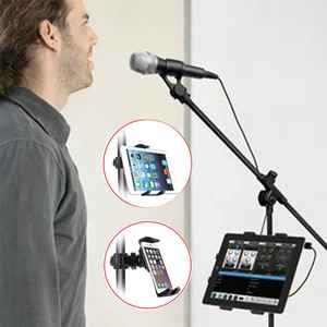Porte-tablette et porte-téléphone pour support de micro, monture ABC en plastique pour Apple iPad, iPhone 4,5-12,9'', liseuse arrière de voiture 8 meilleurs détenteurs de liseuses en vente - No 6