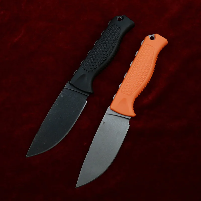 New 15006 fixed knife Mark S30V blade nylon fiberglass handle outdoor camping hunting pocket kitchen fruit knife