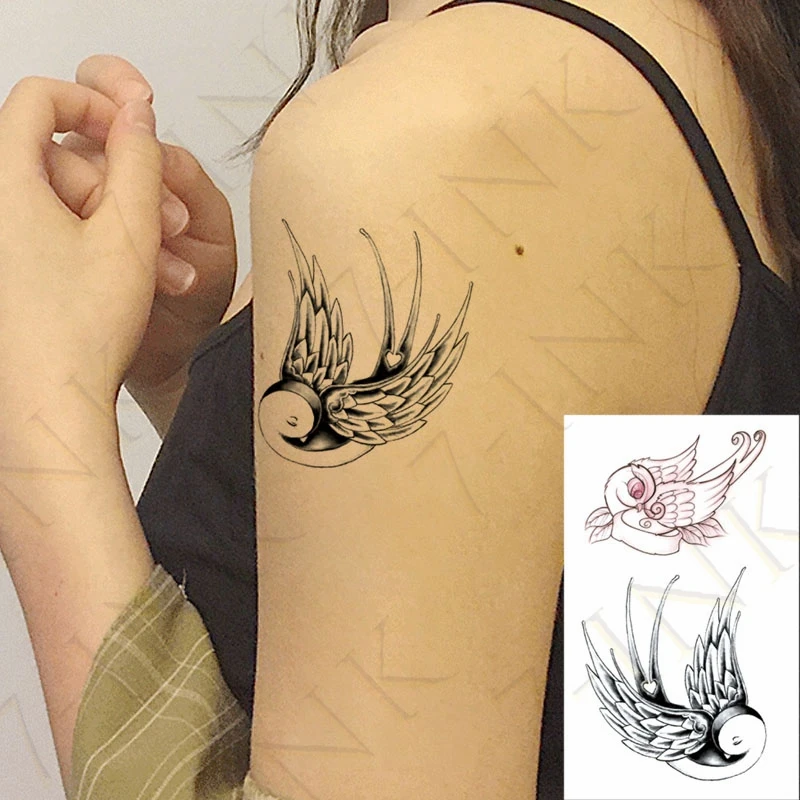 กันน้ำชั่วคราว Tattoo สติกเกอร์3D Scorpion นกปลาสัตว์ Body Art เท้า Fake Tattoo แฟลช Tatoo สำหรับสตรีผู้ชาย