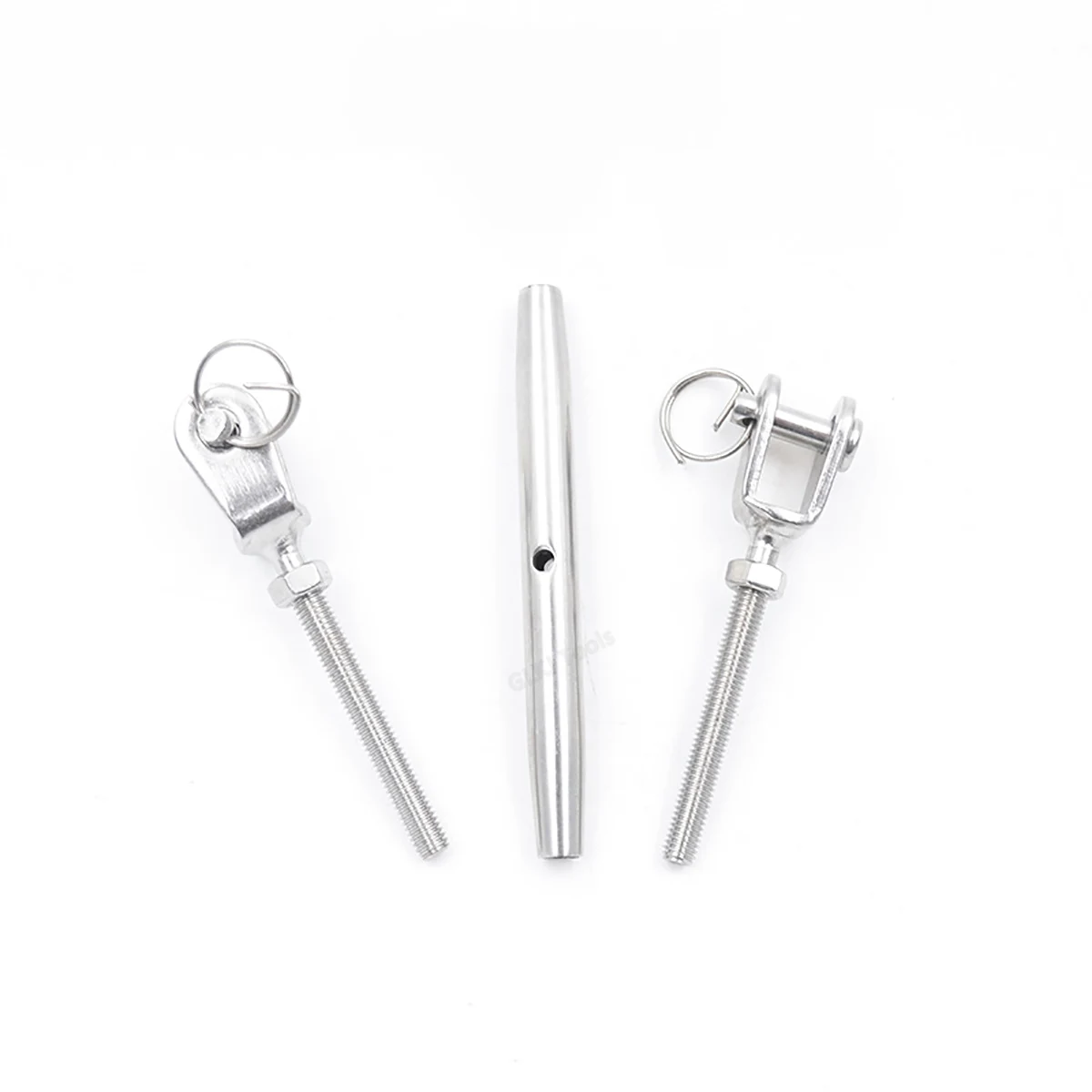 1pcs M5 M6 M8 M10 M12 M14 M16 M20 M24 Stainless Steel 304 / 316 Turnbuckle Bolt Wire Rope Tensioning Tightener Tight Connector