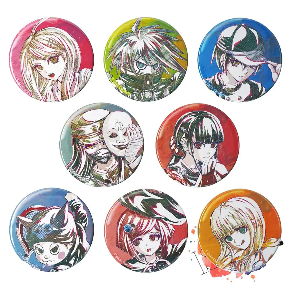 Danganronpa V3: Killing Harmony Game Badge Akamatsu kaede Ki-Bo Saihara Shuichi Korekiyo Shinguji Metal Badge Brooch Pin