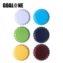 GOALONE 100Pcs/Set Beer Bottle Caps Oxygen Absorbing Seal Crown Caps Assorted Colors for DIY Home Brewing Tools Bar Accessories