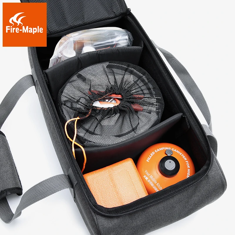 

Fire Maple Stove Storage Bag Picnic Basket Outdoor Camping Gas Stove, Gas Canister, Pot Carry Bag Storage Sack Picnic Bag