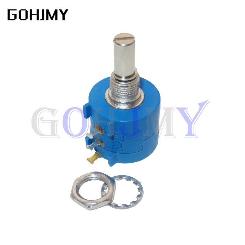 3590S Multiturn Potentiometer 500 1K 2K 5K 10K 20K 50K 100K ohm Potentiometer Adjustable Resistor 3590 102 202 502 103