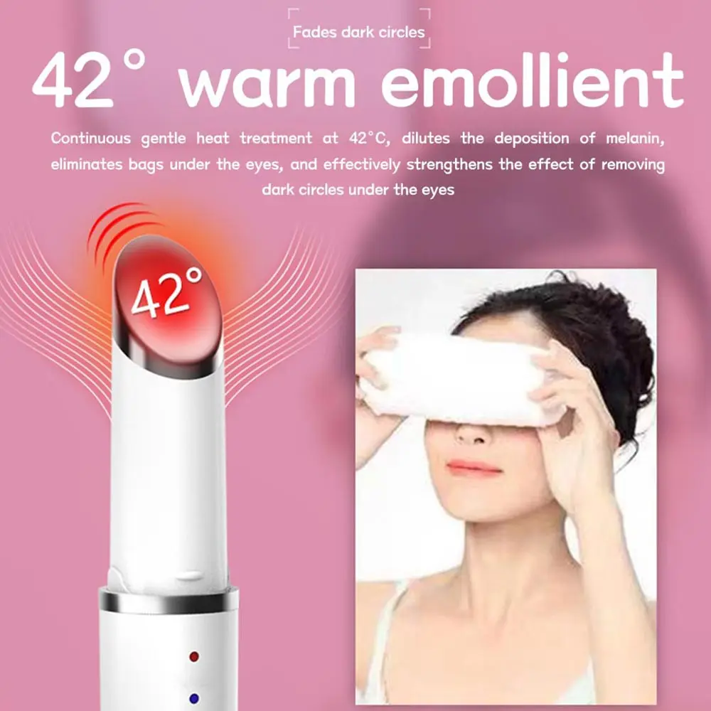 Electric Mini Eye Massage Device Pen Facials Vibration Thin Face Magic Stick Anti Wrinkle Beauty Eye Care Tool Ion Photon Therap