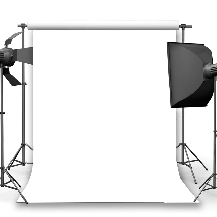 White Vinyl and Polyester Photography Backdrops Photobooth Seamless Backdrop Birthday Party Wall Decorations Backdrop Prop