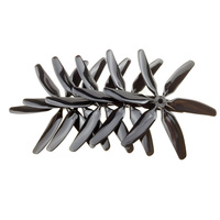 10pcs 504060 5x4x6 6-Blade Single Color CW CCW 5 inch Propellers Blade For FPV Quadcopter Racing RC Drones Frame Kit (5 Pair)