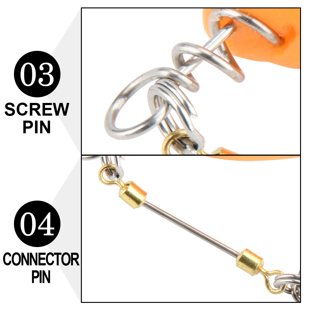 Spinpoler Shad Belly Hook Stinger Rig for Softbait Pike Double Fishing Hooks #6 #1 #1/0 Cork Screw Shad Spin Rig Tackle Pesca