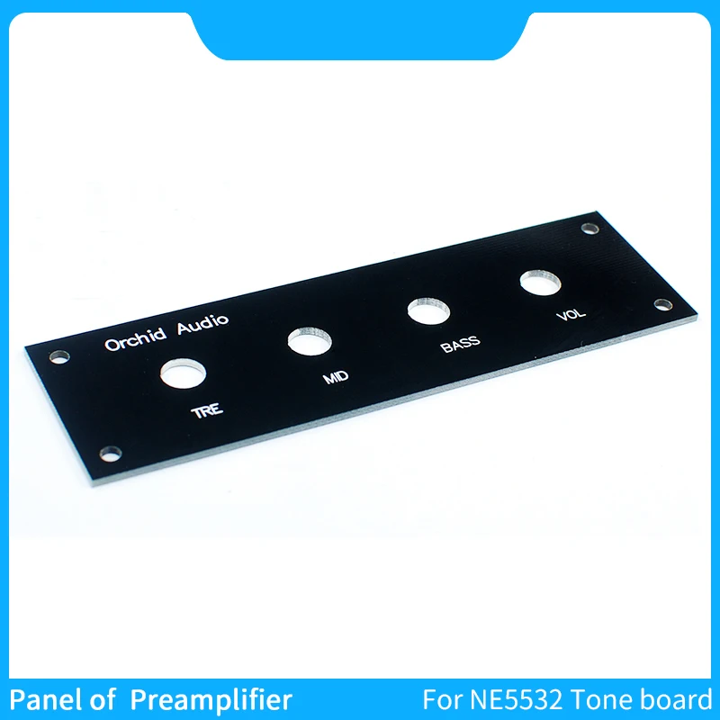 Panel of Amplifier Tone Board Sheel Box Chassis Panel DIY Audio Sytem For NE5532 Preamplifier WM-025/065_P