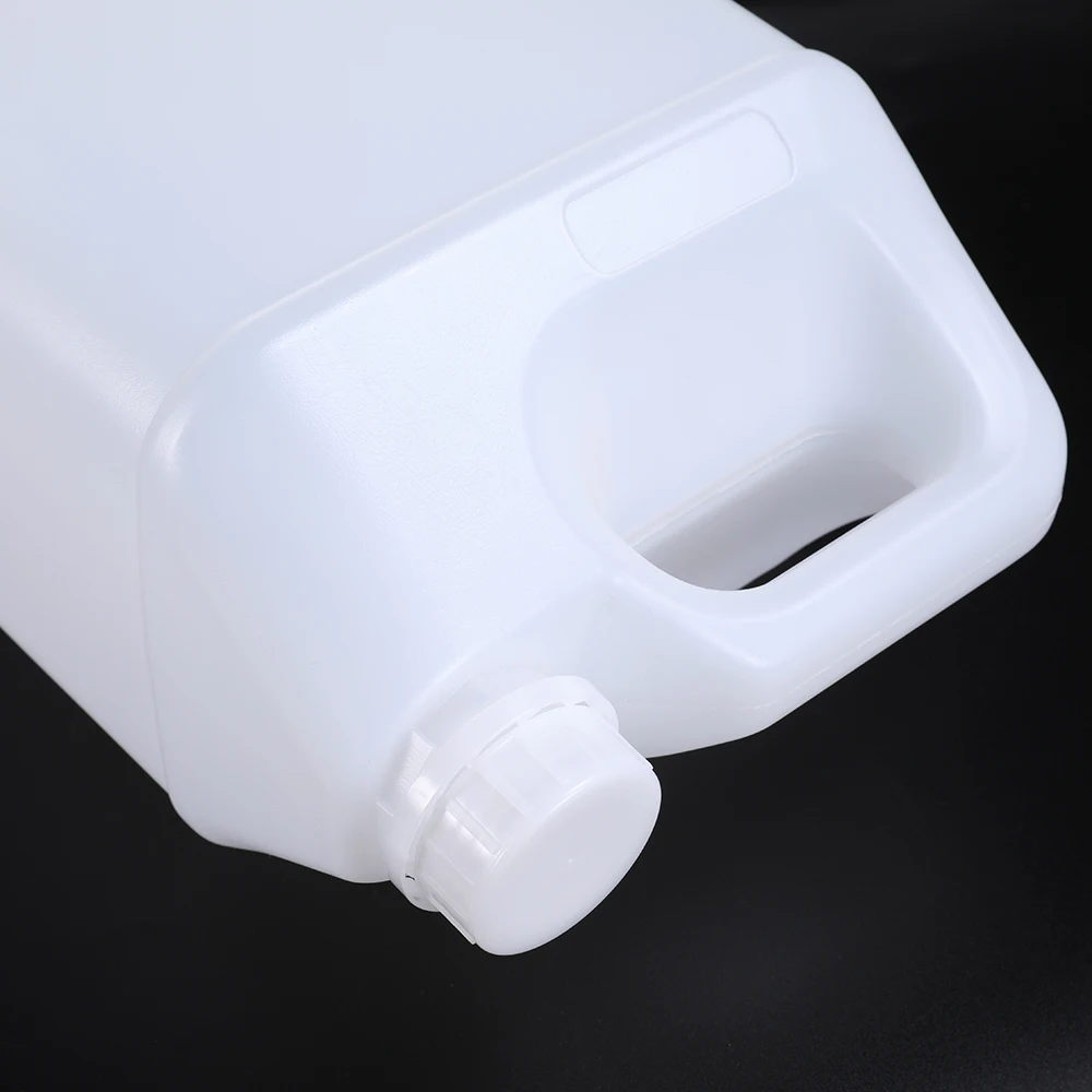 5L Empty Square Plastic Jerry Can Food Grade Thicken Liquid Container Essence Sample Leak Proof Bottle 1PCS