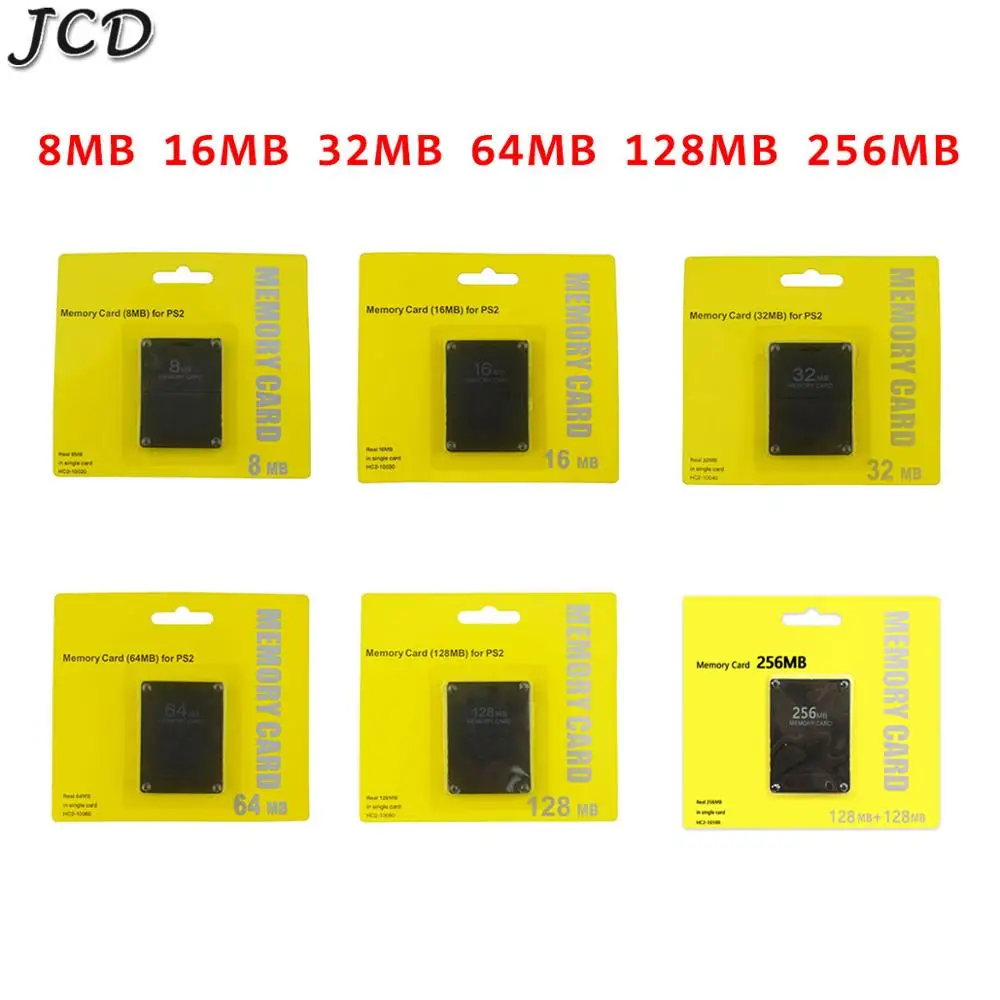 

JCD for PS2 Memory Card 8MB 16MB 32MB 64MB 128MB 256MB Extended Card SD Card Save Game Data Stick Module