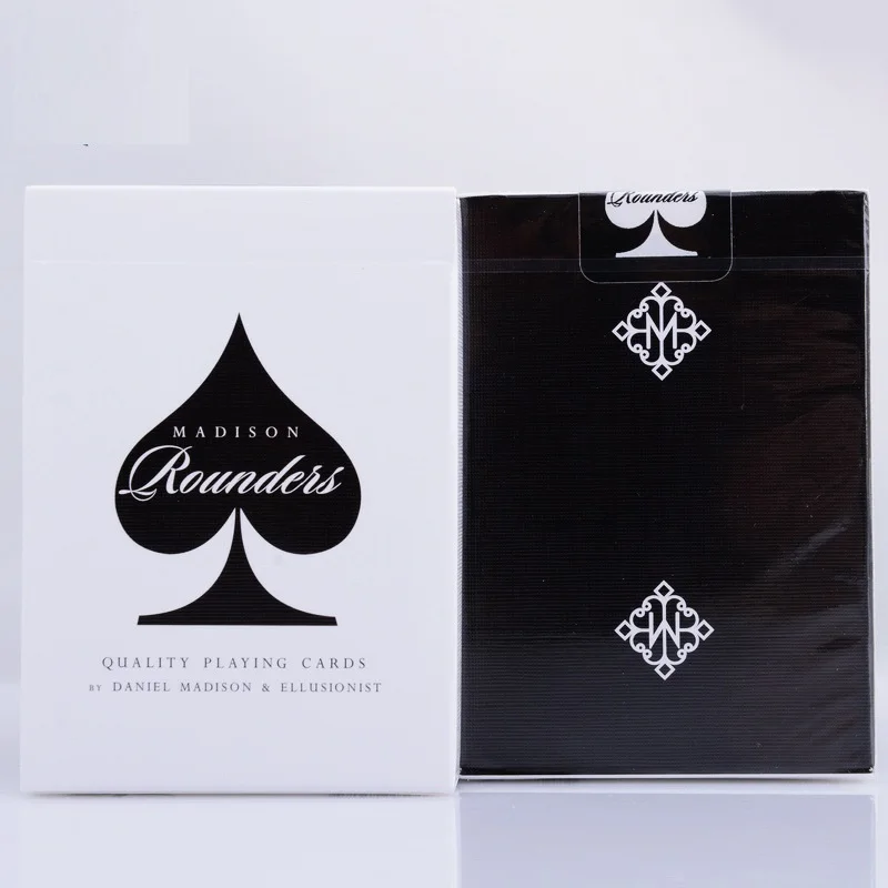 Ellusionist Madison Rounders Black/White Deck Collectible Poker Card Games