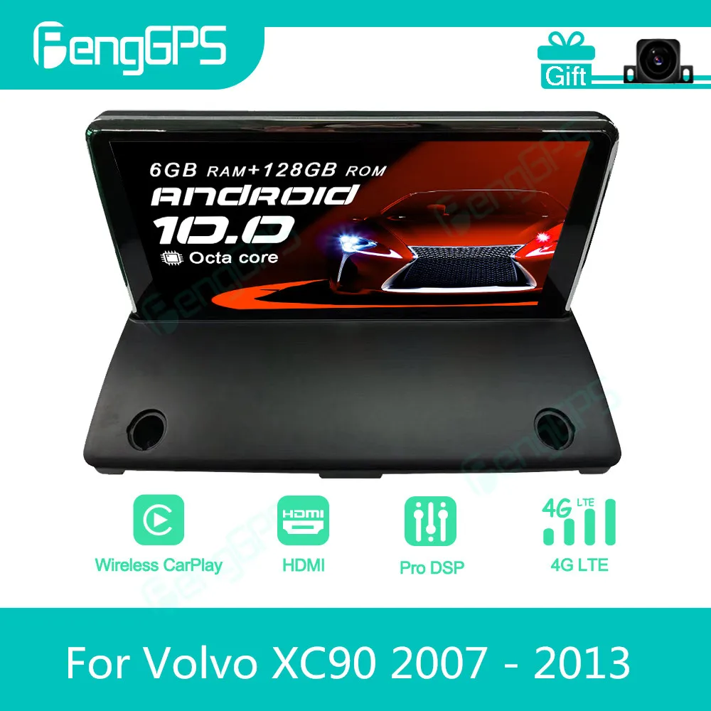 

Автомагнитола для Volvo XC90 2007-2013, Android, 2DIN, мультимедийный плеер, GPS-навигация, сенсорный экран