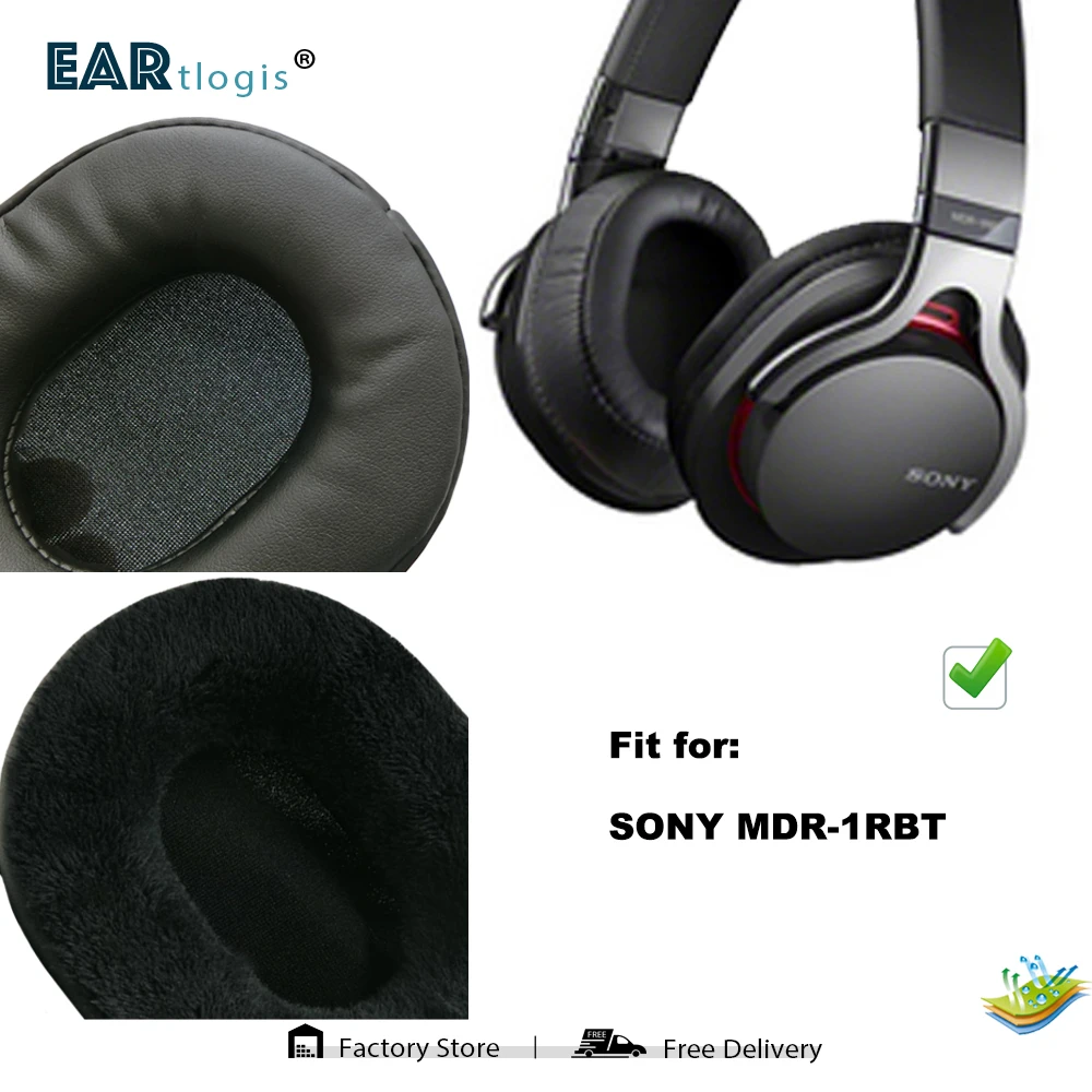 Replacement Ear Pads for SONY MDR-1RBT MDR 1RBT 1 RBT Headset Parts Leather Cushion Velvet Earmuff Earphone Sleeve Cover