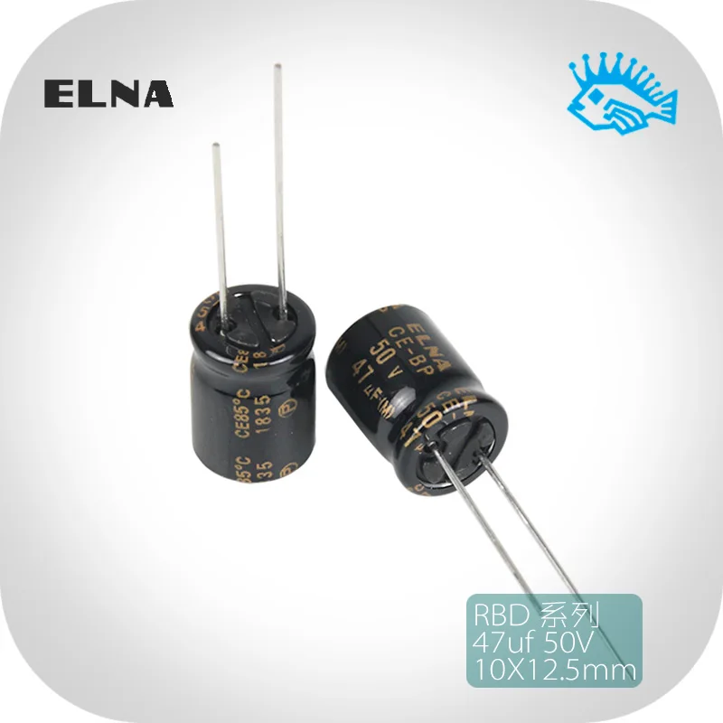 

5 шт./50 шт. ELNA 50V47uF 50В CE-BP RBD fever аудио неполярный электролитический конденсатор 10x12.5мм