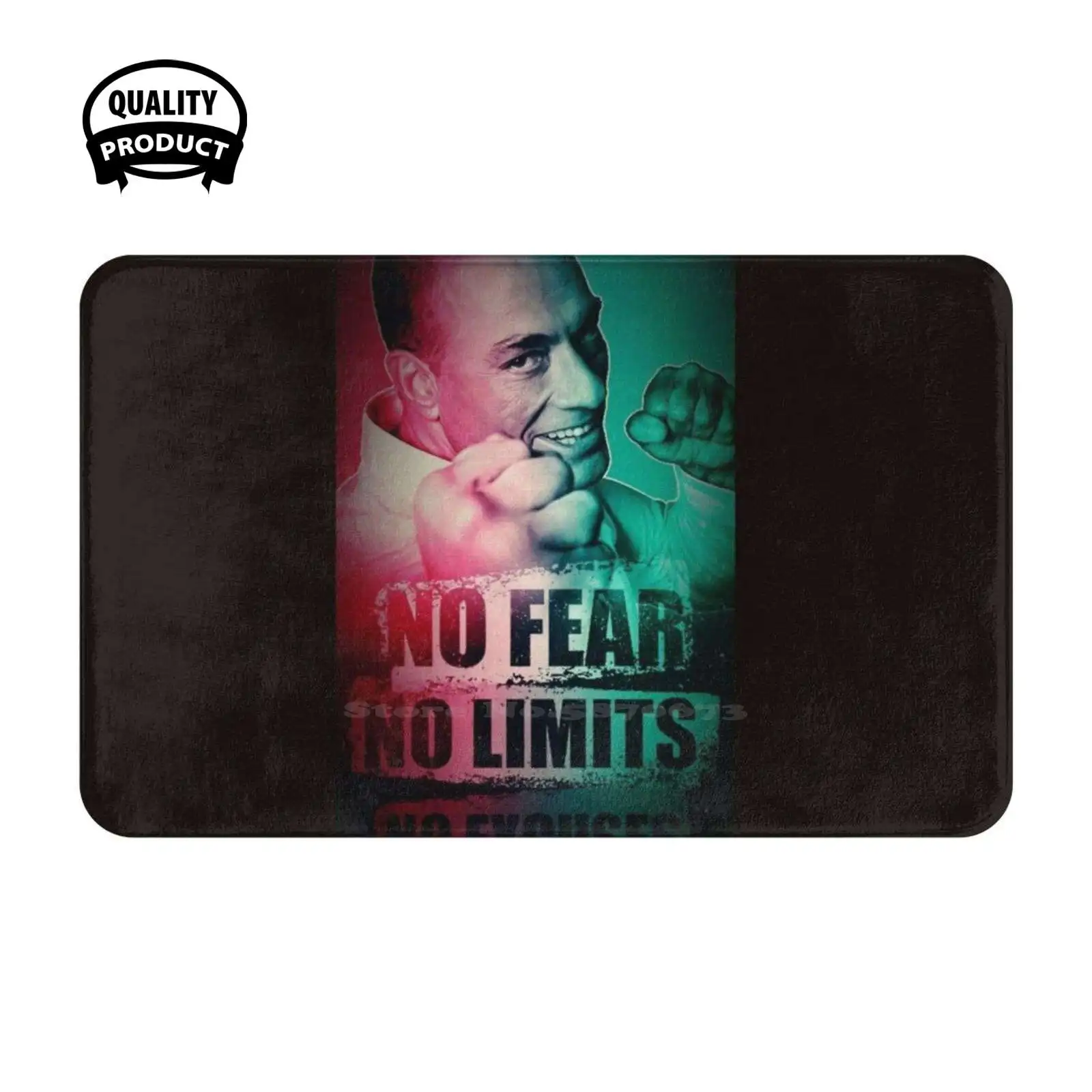 

Van Damme Soft Cushion Home Carpet Door Mat Car Rug Jeanclaudevandamme Arnoldschwarzenegger Jackiechan Martialarts Ipman