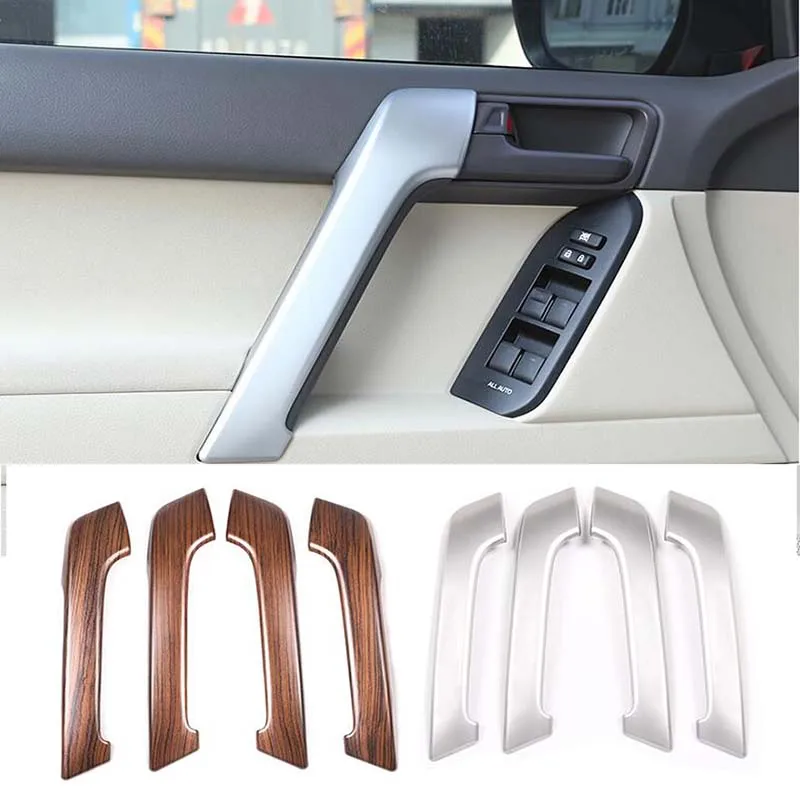 For Toyota Land Cruiser Prado FJ150 150 2010- 2012 2013 2014 2015 2016 2017 2018 2019 2020 Car ABS Interior Door Handle Trim 4PS