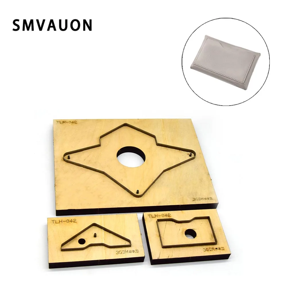 

Card wallet leather die cutter | die cuts and wooden mold|metal cutting die | Die Cut Machines | leather craft