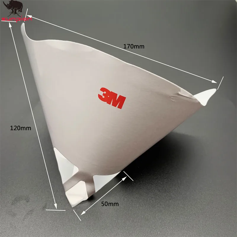 20pieces  3D printer  Filter Photocuring Consumables Resin White Paper 3D Printer Thicker Funnel
