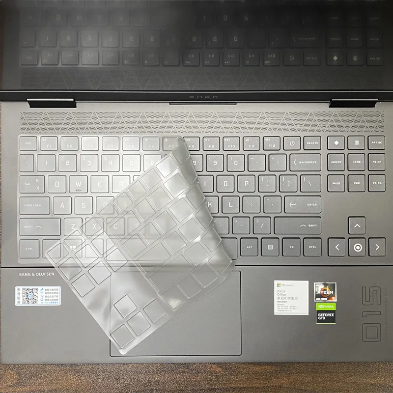 For HP Omen Gaming 15-en0034ax 15-en0023dx 15-en0001ax 15-en0029nr 15-en AMD series Laptop Keyboard cover TPU skin Protector