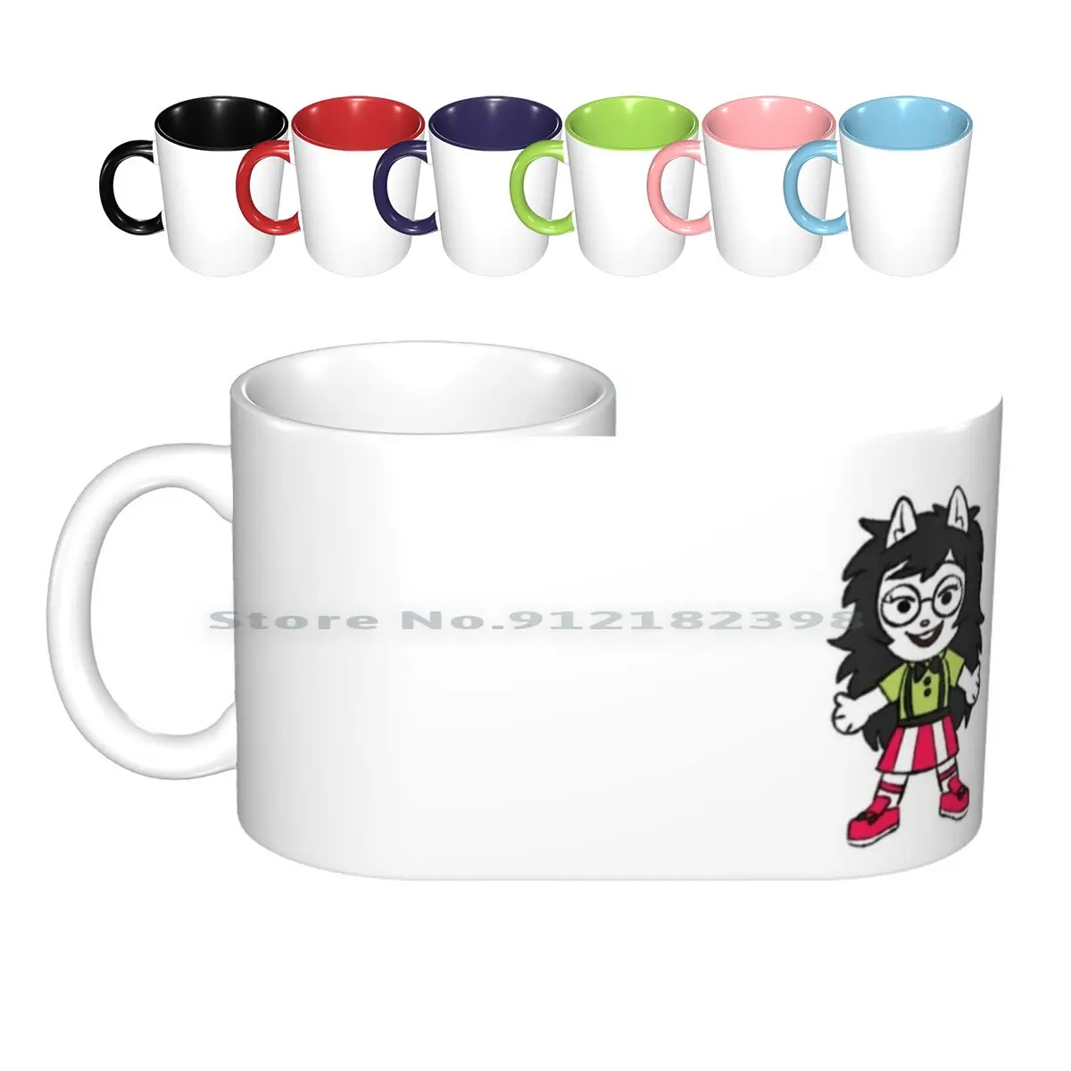 Jade Ceramic Mugs Coffee Cups Milk Tea Mug Jade Homestuck Fanart Chibi Creative Trending Vintage Gift Bottle Cup