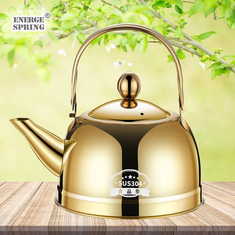 

1.8L/2.4L 304 Stainless Steel Teapot With Filter Large Capacity Boiling Kettle For Restaurant Hotel Home Boiling Teapot