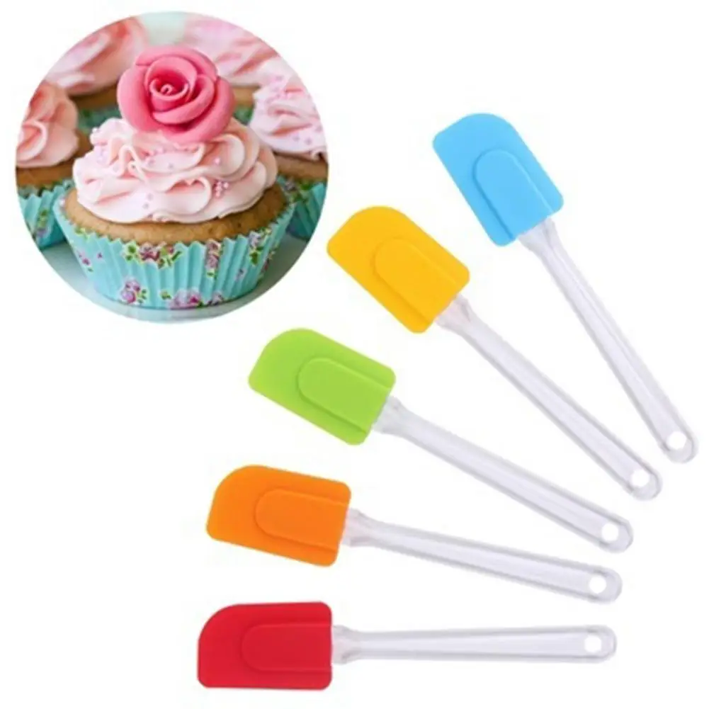 Blade Kitchen Tools Spatula silicone Cooking Heat Resistant Flexible Silicone Spatulas Cake Scraping