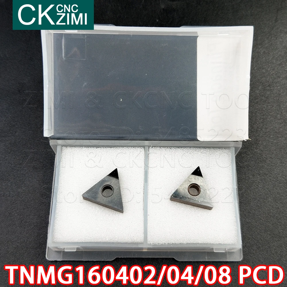 TNMG160402 PCD TNMG160404 PCD TNMG160408 PCD إدراج الماس إدراج أدوات آلة خرط تعمل بالتحكم الرقمي بواسطة الحاسوب قطع تحول أدوات TNMG للألمنيوم