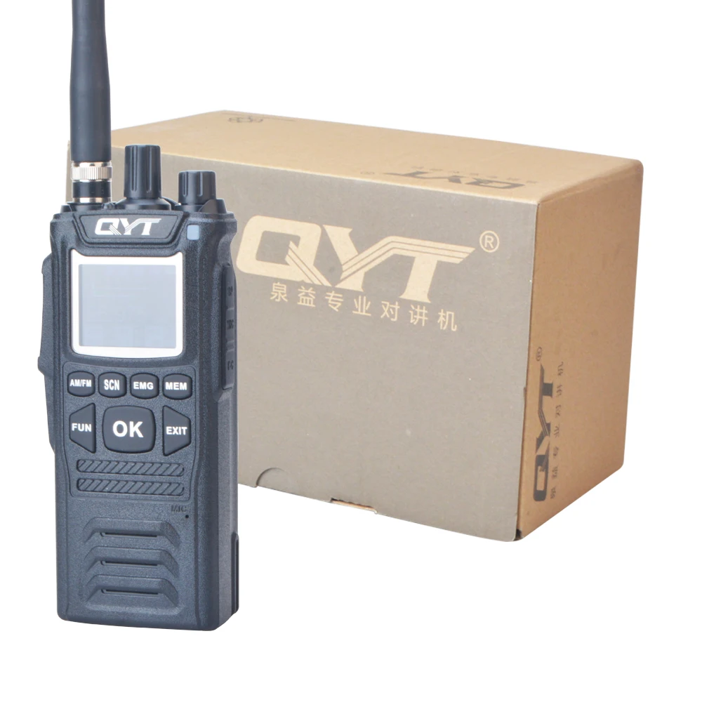 

Handheld CB Walkie Talkie 40Channels 4W 26.965-27.405MHz AM/FM Citizen Band 27MHz QTY CB-58 Two Way Radio with 4100mAh Battery