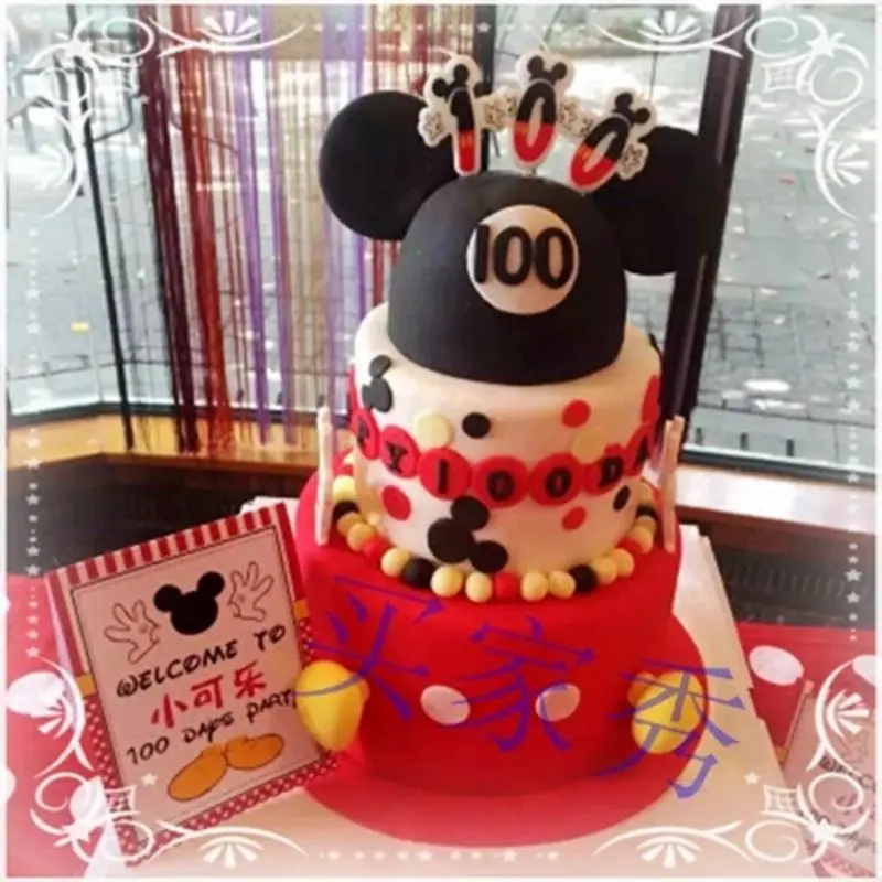 Mickey Minnie Mouse Vela Dos Desenhos Animados, Feliz Aniversário, Número 0-9 Velas, Bolo Cupcake Topper, Decoração Do Partido Suprimentos,