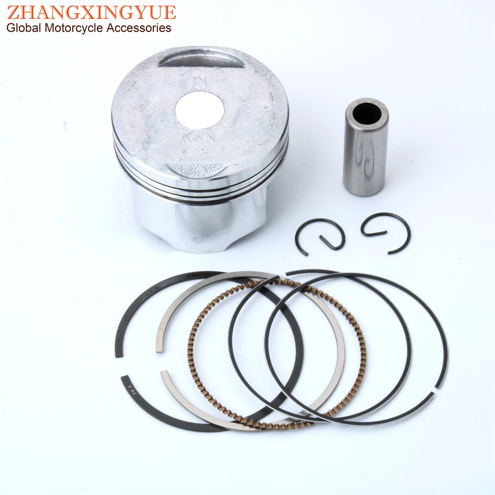 Scooter Pcx 125cc Piston Kit For Honda Lead Ww Pcx125 Click Vario 125i Nss Forza 125 13101-KWN-902 13011KWN900 52.4mm 13mm 4T