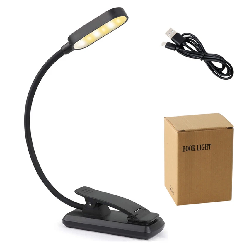 Rechargeable 9 LED Book Light, 3 Colortemperature x 3 Brightness, Reading Lights for Reading in Bed, Perfect Gift for Kids