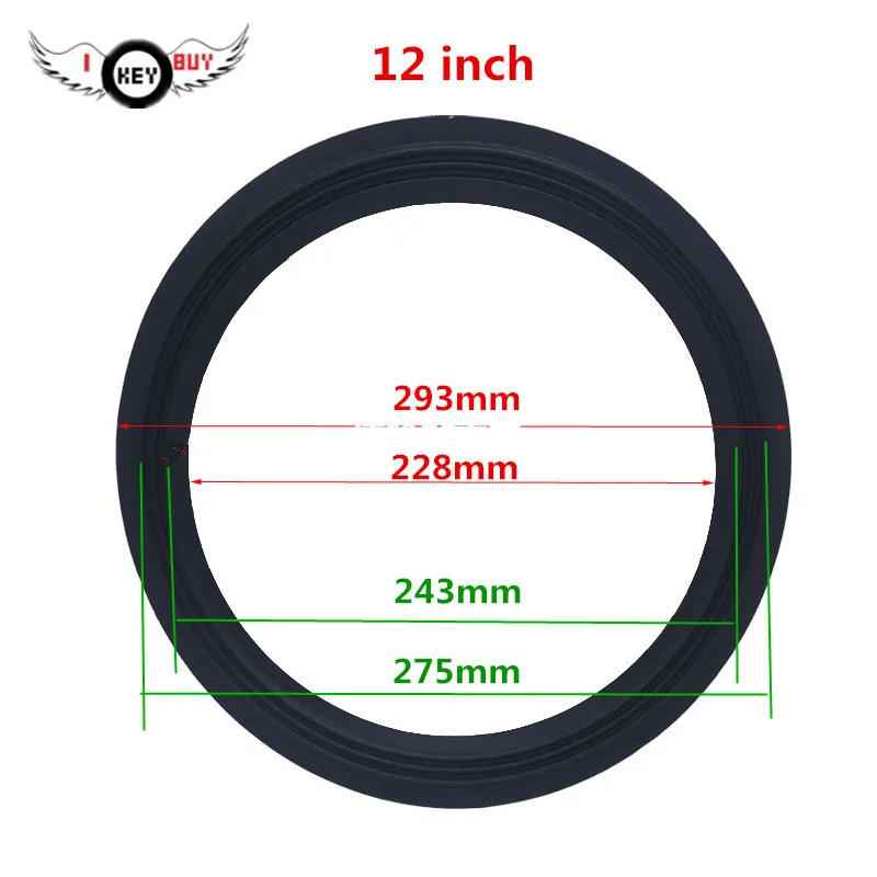 I KEY BUY  2pcs 8/10/12/15 Inch Speaker Cloth Edge Tri-fold/Two Fold Ring   Surround Subwoofer Repair Accessories